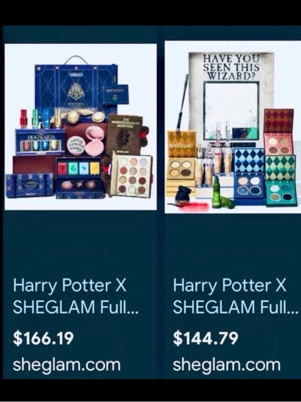 💚New Harry Potter Sheglam Makeup Collection Kits